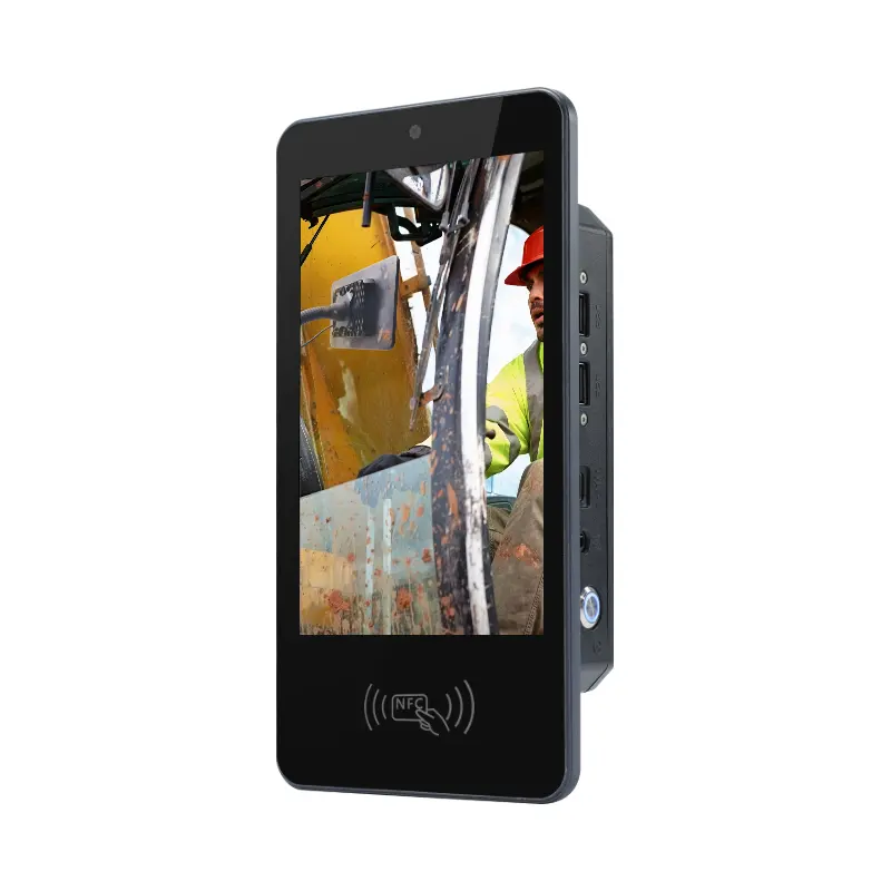 HUGEROCK K70 Reliable Sunlight Readable Android 1000nits All In One Open Frame Panel Gps 4g Vehicle Mounting Usb Tablet Pc