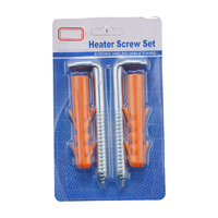 Kit de vis en acier au carbone OEM/ODM en gros de Chine pour lavabo, kit de fixation sanitaire, kit de vis en L, emballage sous blister