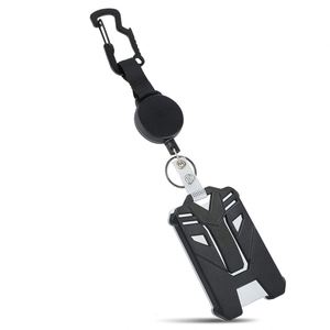 IStapromo Gifts Porte-badge tactique rétractable avec porte-clés et clip pour badge d'identification en acier - Product Image 5