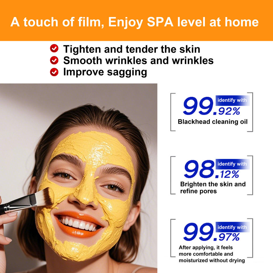 Turmeric Vitamin C Mask Powder Niacinamide Brightening Deep Cleansing ...