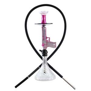 Hookah Resin Bentuk <span class=keywords><strong>Pistol</strong></span> Fancy Desert Eagle - Set Shisha <span class=keywords><strong>Pistol</strong></span> Berlian Baru untuk Merokok Air - Product Image 4