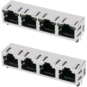 Сетевой разъем, 8PIN, модульный разъем, PCB 1x4, Ethernet, RJ45, разъем 1149851
