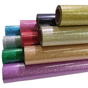 Paillettes HTV Gold <span class=keywords><strong>Vinyle</strong></span> de transfert de chaleur pour vêtements Film PET pour impression <span class=keywords><strong>cricut</strong></span> - Product Image 5