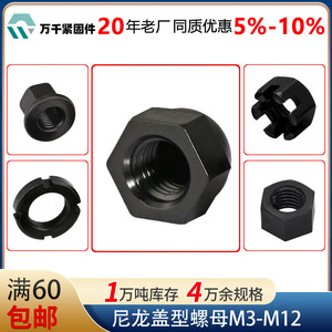 Wanqian Fasteners Nylon Cap Nuts M3 M4 M5 M6 M8 M10 M12 Hex Ball Head Round Head Plastic Nut For General Use - Product Image 4