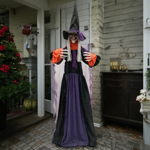 Nuevo Fantasma Colgante <span class=keywords><strong>de</strong></span> Halloween 2026 Personalizable <span class=keywords><strong>de</strong></span> Tamaño Real con Ojos Brillantes, Decoraciones <span class=keywords><strong>de</strong></span> Terror, Proveedor - Product Image 2