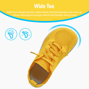 Gran oferta de primavera y verano, zapatillas transpirables de punto con mosca para chico, zapatillas antideslizantes para exteriores, zapatos Descalzos - Product Image 2