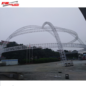 Stylish xách tay nhôm sân khấu giàn vuông di động hiển thị tường khung cho tổ chức sự kiện cho thấy TUV chứng nhận - Product Image 4