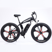 Vélo électrique à batterie au lithium de 26 pouces, vélo électrique Ebike Mtb à suspension intégrale, vélo électrique Fatbike de 1000w, pneu gras de 26*4.0, DK04