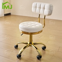 Chaise de technicien des ongles, mobilier de salon, tabouret mobile de coiffure, chaise de salon de beauté