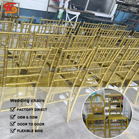Chaises Chiavari lisses, vente en gros d'usine, événements festifs, mariage, chaises en métal, fer, chaises modernes, salle à manger, hôtel, mobilier d'hôtel, moderne