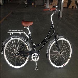 Vélo de ville pour femme 26 pouces 7 vitesses style hollandais rétro avec porte-bagages arrière – Vente chaude en gros usine - Product Image 5