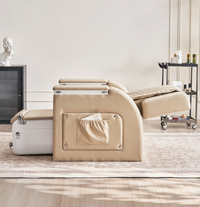Sillón de Pedicura Multifuncional de Lujo para Salón de Uñas, con Spa para Pies, Reclinable, Ajustable, Eléctrico y con Masaje - Product Image 4
