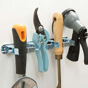 Cintre mural exquis en métal pour outil de garage avec design détachable Style classique pour pince à vadrouille de salon stockage professionnel - Product Image 5