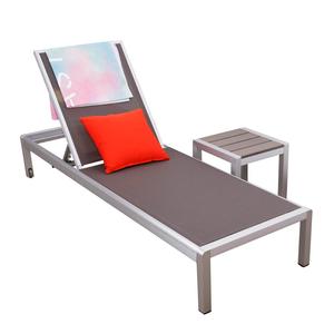 La piscina de la playa al aire libre reclinado de aluminio de Honda y de madera de plástico sofá cama sombra de sol <span class=keywords><strong>tumbona</strong></span> - Product Image 3