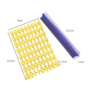 Lettres <span class=keywords><strong>de</strong></span> timbre <span class=keywords><strong>en</strong></span> plastique réutilisables, lot <span class=keywords><strong>de</strong></span> 72 pièces, pour décorer les biscuits et gâteaux - Product Image 6