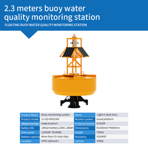 Boa Marina Personalizzabile 4000mm*2300mm (A*P) con Luce di Segnalazione Solare, GPS e Sensore d'Acqua per Tester di Qualità dell'Acqua Marina - Product Image 2