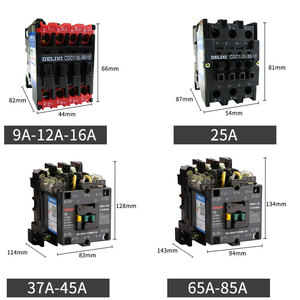 Contactor de CA Delixi 380V/220V NC3 CJX8 CDC1-16-30-25-45-65-12-105 Arrancadores de Motor - Product Image 2