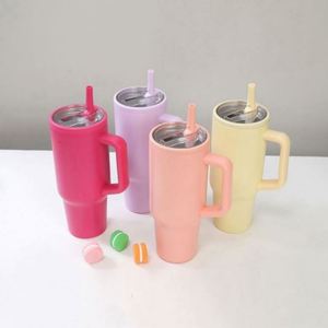 AGH New Arrival <b>Hot</b> Sales 20oz Adventure Quench <b>18</b>/8 Vacuum Travel Tumbler Handle Straw Customized Color Eco-Friendly - Product Image 3