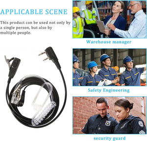 Écouteurs radio bidirectionnels Air Tube Baofeng 888s, écouteur <span class=keywords><strong>espion</strong></span> pour talkie-walkie K64 - Product Image 4