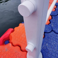 Plateforme flottante personnalisable pour le surf en mer, couleur robuste, plate-forme gonflable pour ponton, île flottante