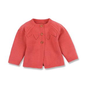 เสื้อคาร์ดิแกนเด็กผู้หญิง Ivy10525A รุ่นฤดูใบไม้ร่วง-ฤดูหนาว ปี 2019 สีพื้น ลายถักแบบเรียบง่าย สไตล์เจ้าหญิง - Product Image 3