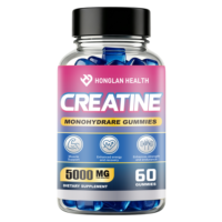 Gummy Creatine Monohydrate 5000mg Label Pribadi Grosir, Suplemen Pembangun Otot & Energi Pra-Latihan