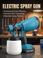 Nouveau pistolet de pulvérisation électrique multifonctionnel de 800 ml, outil de peinture portable pour pistolet de peinture électrique