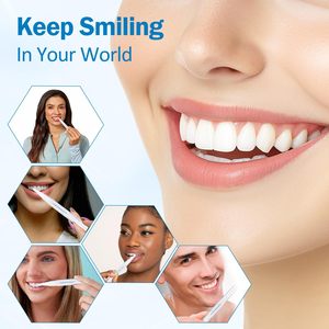 Bolígrafo blanqueador dental con códigos médicos, 4 unidades de 3 ml cada una, elimina manchas para adultos - Product Image 1