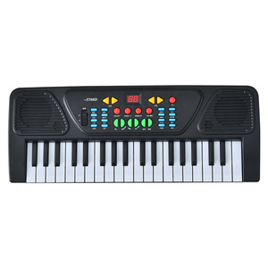 Instrumentos Musicales para Principiantes, Bajo Eléctrico de Plástico ABS con 37/61 Teclas, Funciona con Batería, para Niños, Nivel Inicial, Golden Age - Product Image 4