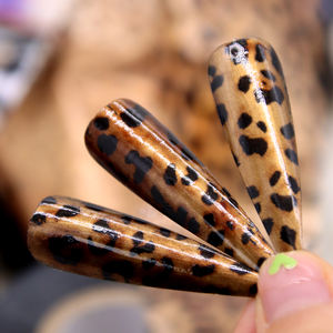 Estilo <span class=keywords><strong>de</strong></span> moda Foil Transfer Sticker Animal Pattern Snake Pattern Leopard Nail Decals Transferencia <span class=keywords><strong>de</strong></span> agua - Product Image 6