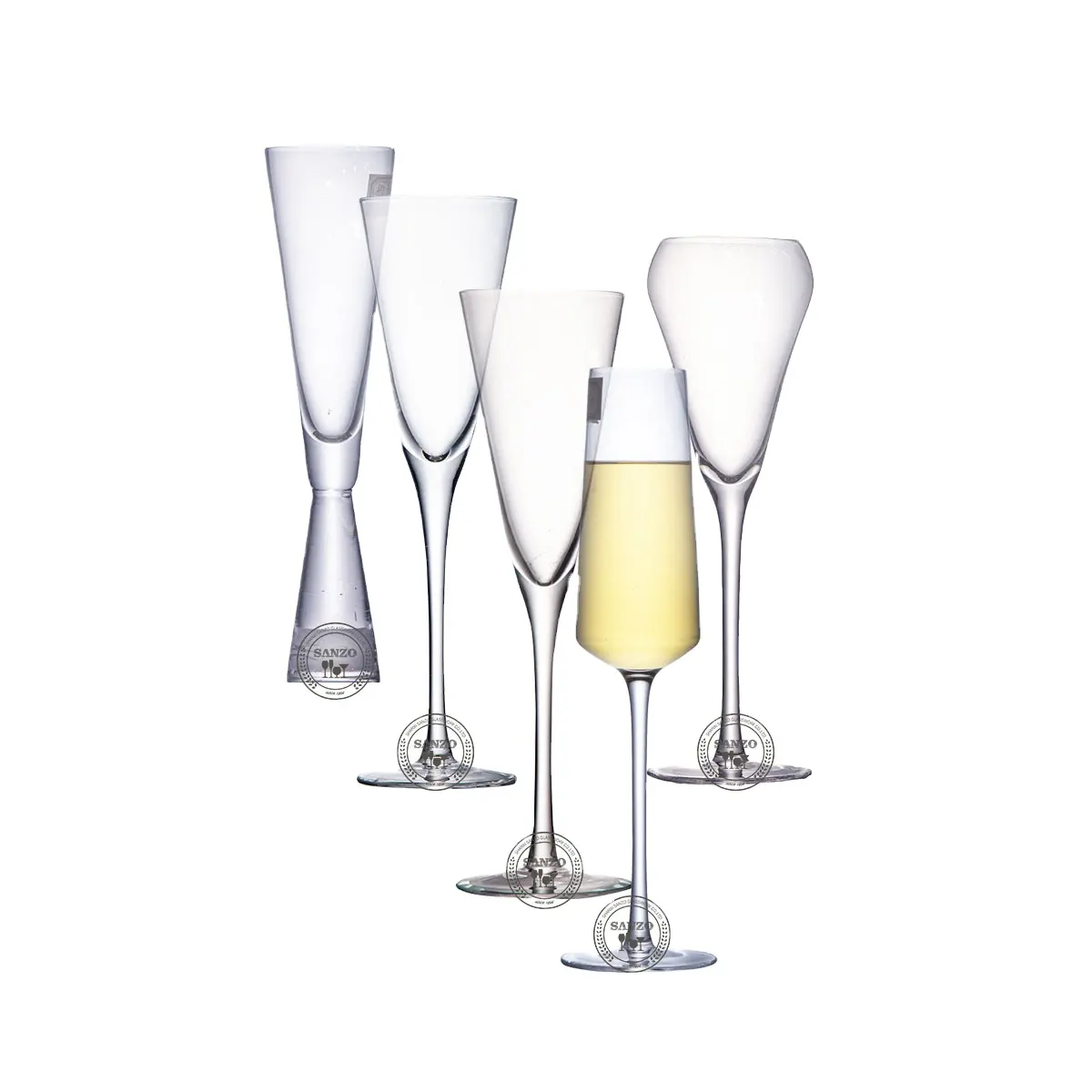 K61 bicchiere da champagne in cristallo artificiale fresco in stile giapponese semplice moderno