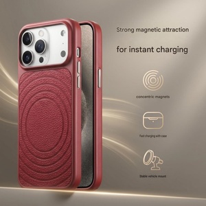 เคสโทรศัพท์มือถือหนัง PU ลายแฟชั่น พร้อมแม่เหล็ก สำหรับ iPhone 17 12 13 14 15 16 Pro Max Ultra  บางเฉียบ ป้องกันอย่างดี - Product Image 2