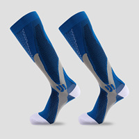 Chaussettes de sport en coton personnalisées avec logo pour hommes, longueur genou, pour entraînement printanier et randonnée, tricotées, avec revers et bas du chaussette à logo.