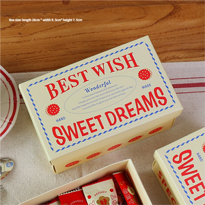 Высококачественная отправка по индивидуальному заказу, перерабатываемая складная картонная коробка для выпечки печенья, бумажная маленькая коробка для упаковки подарков - Product Image 3