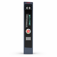 Terminal de Estacionamiento YUANHONG YH-PCPC801 5MP con IA y ANPR, Escaneo QR de Doble Línea con LED, Transmisión de Voz, Control de Acceso Inteligente, IP65