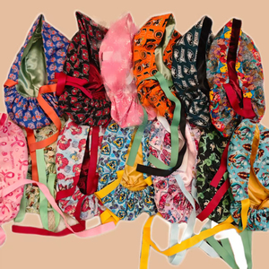 Cuffie Chirurgiche da Donna con Fodera in Raso, Design Personalizzato con Stampe Cartoon, Cuffie per Infermiere con Fodera in Raso, Cappelli Chirurgici Stampati con Personaggi e Foro per Coda di Cavallo - Product Image 2