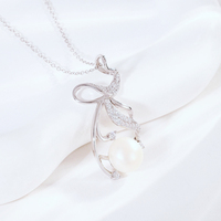 Collier pendentif tendance en argent sterling 925 plaqué or avec chaîne serpent et perles d'eau douce naturelles pour femmes, bijoux fins