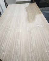 Panneau MDF en placage de Parota, panneau en bois grainé brun foncé, MDF avec placage en Wengé pour meubles