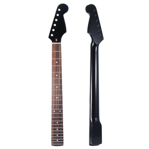 Manico per <span class=keywords><strong>Chitarra</strong></span> <span class=keywords><strong>Elettrica</strong></span> MX0131D Nero Opaco, 22 Tasti, in Acero con Tastiera in Palissandro, Stile <span class=keywords><strong>Stratocaster</strong></span> - Product Image 1