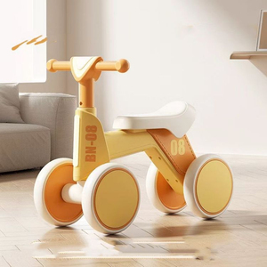Istaride Vélo d'équilibre à 4 roues pour tout-petits |   Porteur bébé sans pédales pour les enfants de 1 à 3 ans |   Cadeau pour le premier anniversaire - Product Image 4
