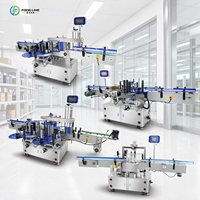 Machine d'étiquetage automatique pour bouteilles carrées, machine d'étiquetage secondaire pour bouteilles, machine pour étiquettes de bouteilles