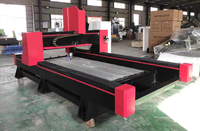 Routeur CNC pour pierre 3, 4, 5 axes 1325 1530 2030 ATC, machine de découpe CNC à pont pour sculpture sur pierre, marbre et granit