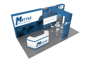 Triển lãm thương mại độc đáo trưng bày với khung nhôm mô-đun và đồ họa tùy chỉnh để Bán Vật liệu gian hàng triển lãm - Product Image 3