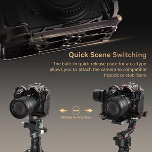 ชุดกรงกล้อง Z8นกอินทรีสำหรับกลางคืนขนาดเล็กสำหรับ <span class=keywords><strong>Nikon</strong></span> <span class=keywords><strong>Z</strong></span> <span class=keywords><strong>8</strong></span>ตัวครอบกล้องแบบเต็มทำจากอะลูมิเนียมอัลลอยสำหรับไมโครโฟนและไฟ-4317 - Product Image 4
