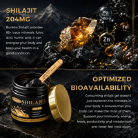 Résine de Shilajit Pur de l'Himalaya BK 100% OEM en Gommes 60G – Complément Alimentaire Adulte Riche en Plus de 85 Oligo-éléments et Acide Fulvique pour Améliorer l'Immunité