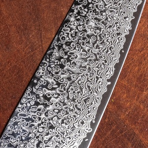Productos más vendidos, cuchillo de cocina de EE. UU., mango de madera, acero de Damasco, Kukri con caja - Product Image 2