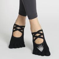 Chaussettes de yoga et de pilates antidérapantes personnalisées de haute qualité avec logo, chaussettes de sport en coton pour femmes, chaussettes de danse, chaussettes de fitness athlétiques en tissu éponge
