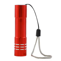 Senter LED Mini Portabel Cahaya Kuat dengan Reflektor Aluminium, Dapat Diisi Ulang via USB, Senter Genggam Kecil, Lampu Saku