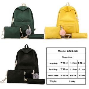 High Quality Shoulder Bag Pencil Bag <b>Backpack</b> School Students School <b>Backpack</b> Set with Custom Logo - Product Image 3