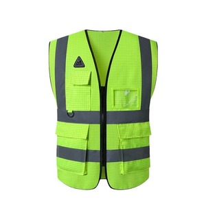เสื้อกั๊กนิรภัยสะท้อนแสงป้องกันไฟฟ้าสถิตย์แบบหลายกระเป๋าสำหรับงานจราจรยามค่ำคืนเพื่อป้องกันร่างกาย - Product Image 2